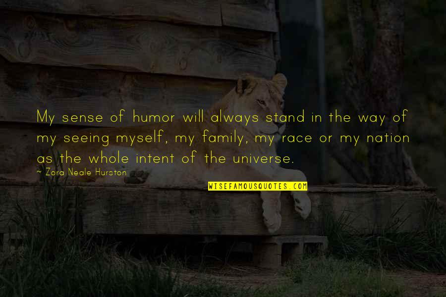 14526 Quotes By Zora Neale Hurston: My sense of humor will always stand in