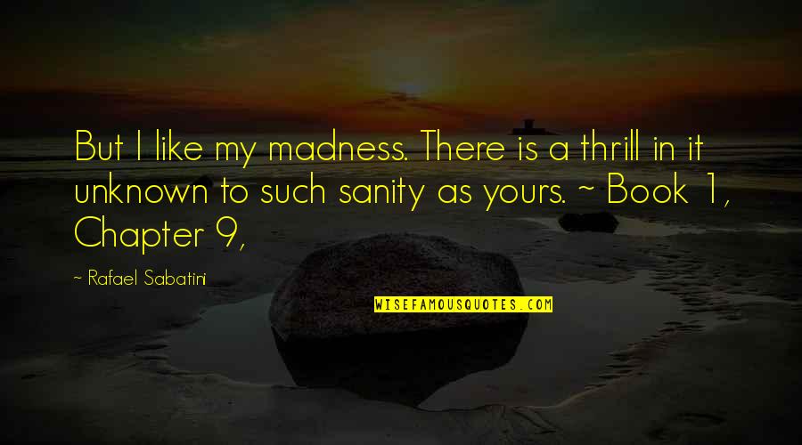 2014 Trendy Quotes By Rafael Sabatini: But I like my madness. There is a