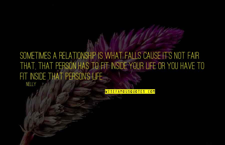 23rd March In Urdu Quotes By Nelly: Sometimes a relationship is what falls cause it's