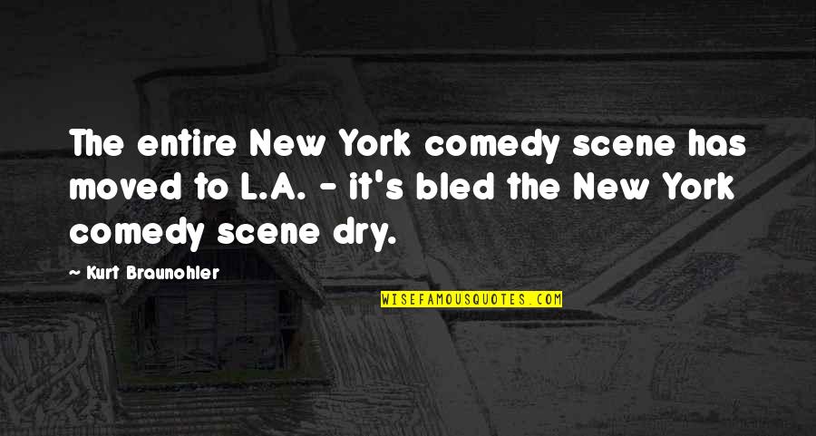 30andup Quotes By Kurt Braunohler: The entire New York comedy scene has moved