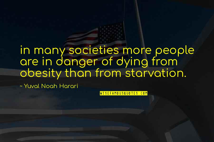 37643 Quotes By Yuval Noah Harari: in many societies more people are in danger