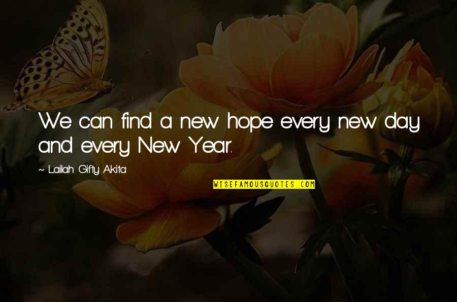 A New Morning Quotes By Lailah Gifty Akita: We can find a new hope every new