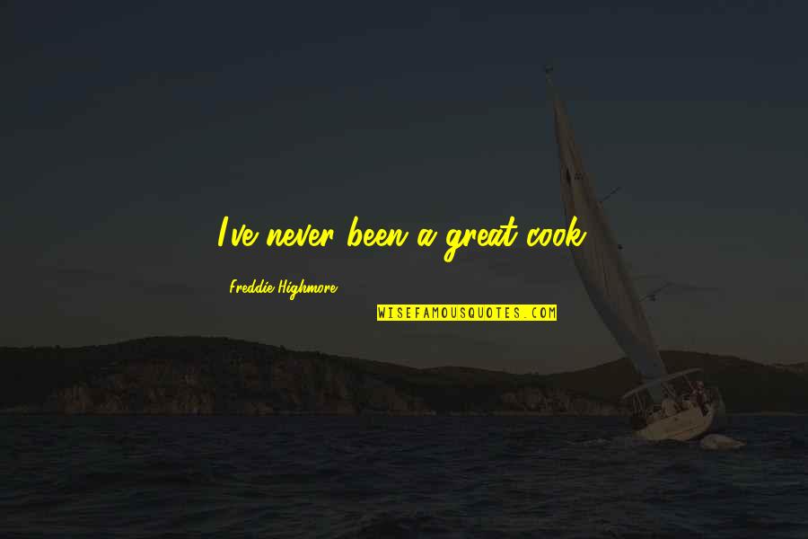 Aboriginal Australia Day Quotes By Freddie Highmore: I've never been a great cook.