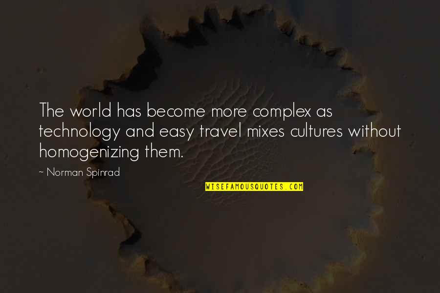 Aborning Synonym Quotes By Norman Spinrad: The world has become more complex as technology