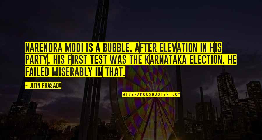 After Election Quotes By Jitin Prasada: Narendra Modi is a bubble. After elevation in