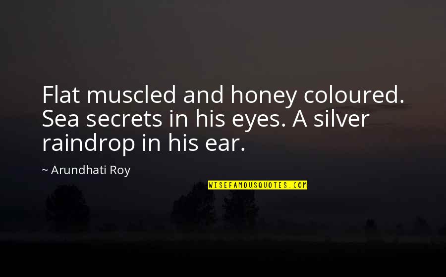 Ahchaeologists Quotes By Arundhati Roy: Flat muscled and honey coloured. Sea secrets in