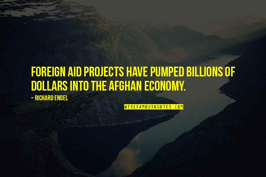 Aid Quotes By Richard Engel: Foreign aid projects have pumped billions of dollars