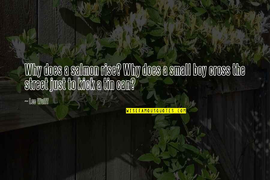 Akala Quotes By Lee Wulff: Why does a salmon rise? Why does a