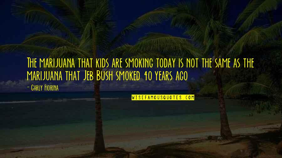 Aktan Ince Quotes By Carly Fiorina: The marijuana that kids are smoking today is