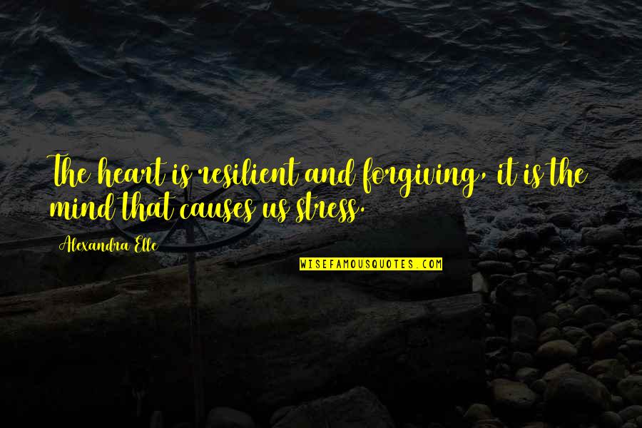 Alexandra Elle Quotes By Alexandra Elle: The heart is resilient and forgiving, it is