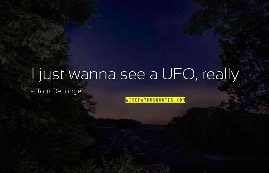 Allocate Define Quotes By Tom DeLonge: I just wanna see a UFO, really