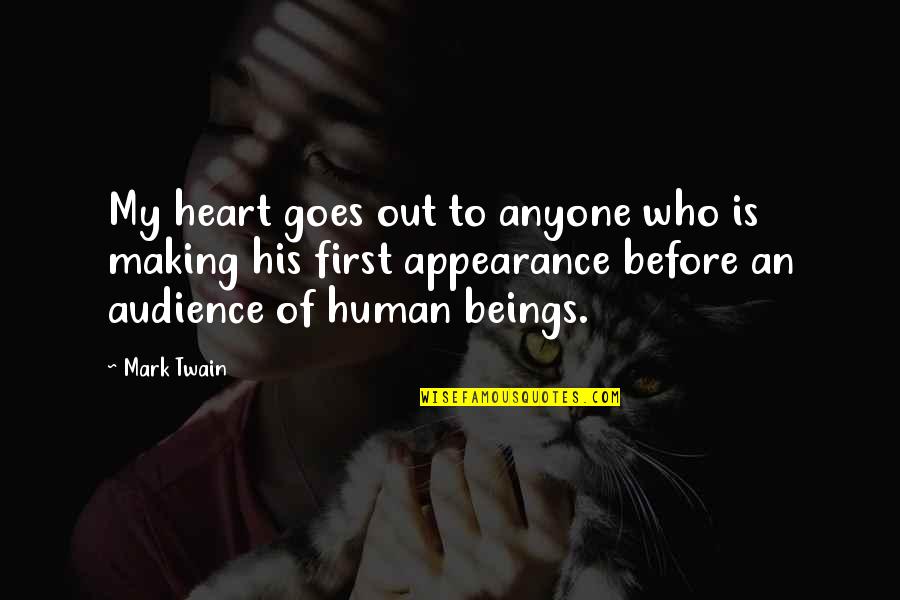 Androulidakis Vasili Quotes By Mark Twain: My heart goes out to anyone who is