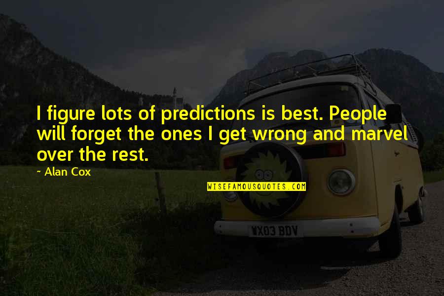 Ang Tubig Quotes By Alan Cox: I figure lots of predictions is best. People