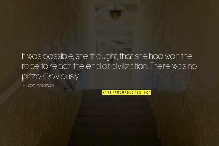 Apocalypse Now Robert Duvall Quote Quotes By Kate Atkinson: It was possible, she thought, that she had