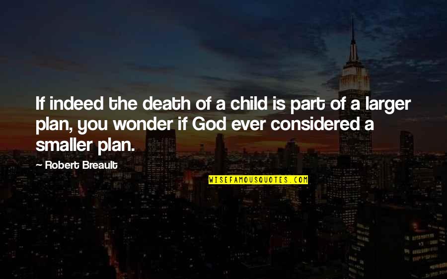 Aproape Sigur Quotes By Robert Breault: If indeed the death of a child is