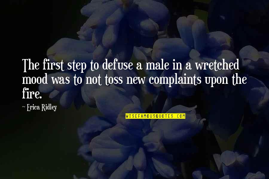 Aryanne Masangkay Quotes By Erica Ridley: The first step to defuse a male in