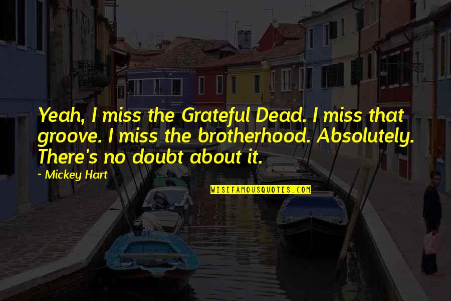 Assadia Quotes By Mickey Hart: Yeah, I miss the Grateful Dead. I miss