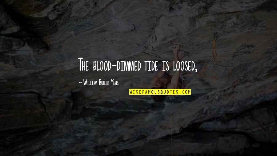 Aune Sand Quotes By William Butler Yeats: The blood-dimmed tide is loosed,