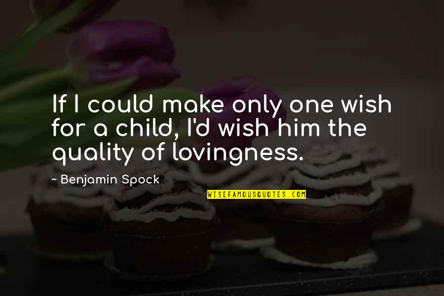 B Tikofer Automobile Quotes By Benjamin Spock: If I could make only one wish for