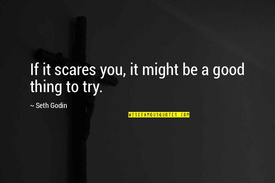 Bagheera Panther Quotes By Seth Godin: If it scares you, it might be a