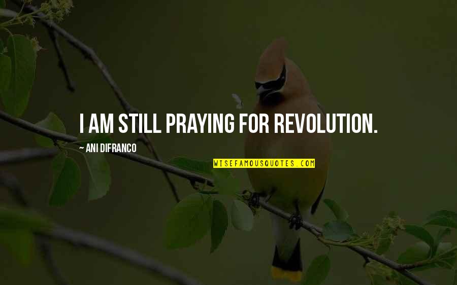 Banek Mt Quotes By Ani DiFranco: I am still praying for revolution.