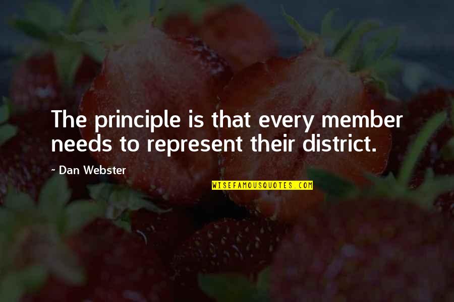 Barkada English Quotes By Dan Webster: The principle is that every member needs to