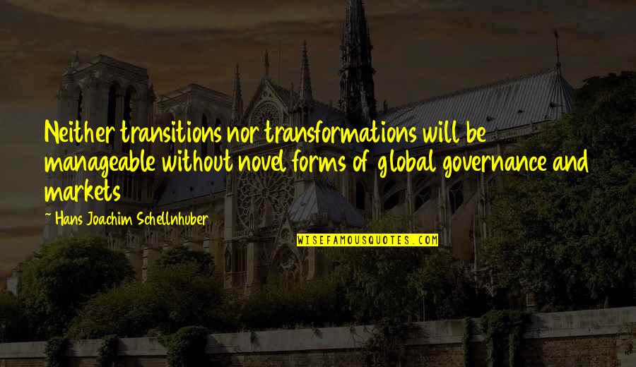 Barndominiums Quotes By Hans Joachim Schellnhuber: Neither transitions nor transformations will be manageable without