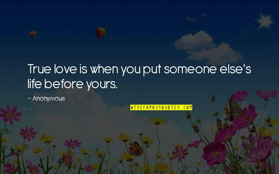 Battiti Live 2020 Quotes By Anonymous: True love is when you put someone else's