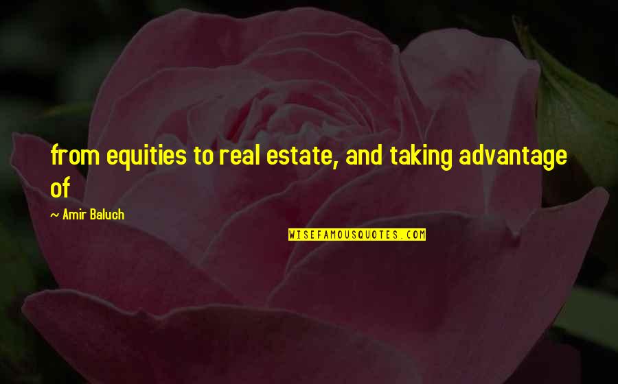 Baudrier Bibliographie Quotes By Amir Baluch: from equities to real estate, and taking advantage