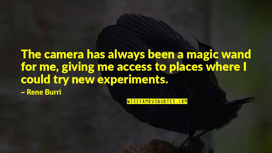 Beach Themed Birthday Quotes By Rene Burri: The camera has always been a magic wand