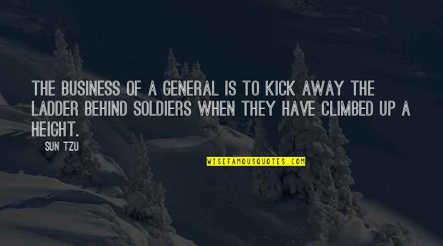 Beautiful Islamic Sayings And Quotes By Sun Tzu: The business of a general is to kick