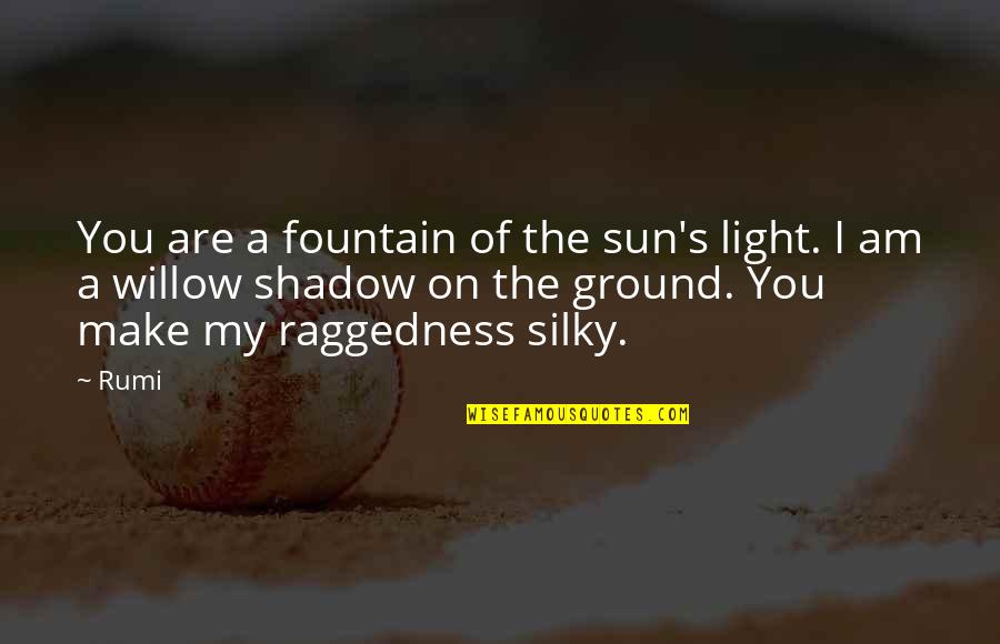 Bengkak Kelopak Quotes By Rumi: You are a fountain of the sun's light.