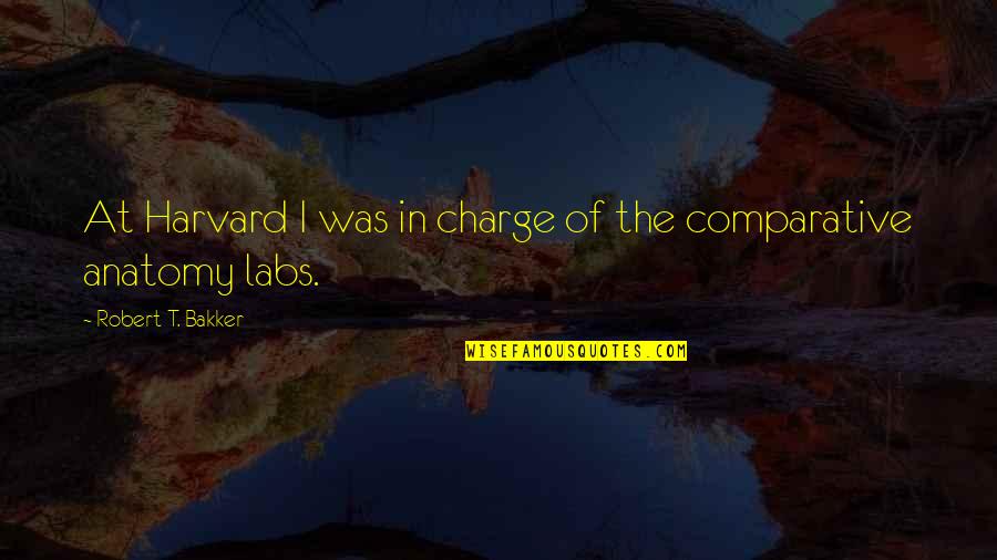 Best Comparative Quotes By Robert T. Bakker: At Harvard I was in charge of the