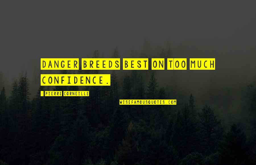 Best Danger Quotes By Pierre Corneille: Danger breeds best on too much confidence.