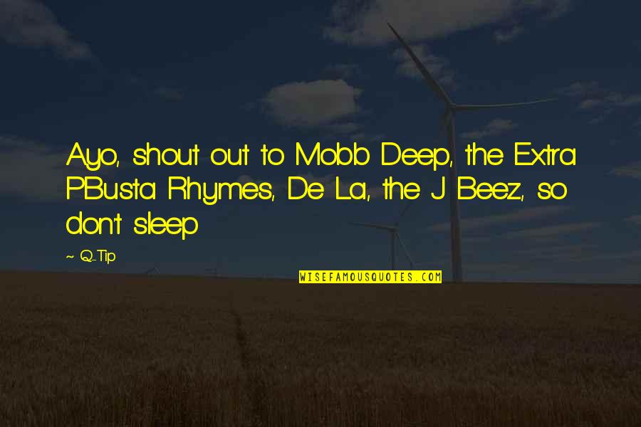 Big Boy Caprice Quotes By Q-Tip: Ayo, shout out to Mobb Deep, the Extra