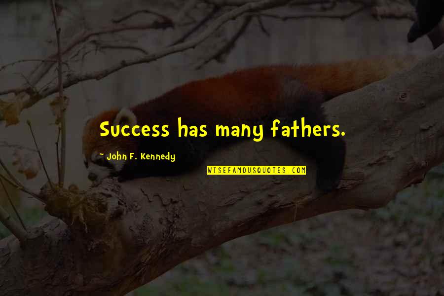 Boiler Smoke Test Quotes By John F. Kennedy: Success has many fathers.