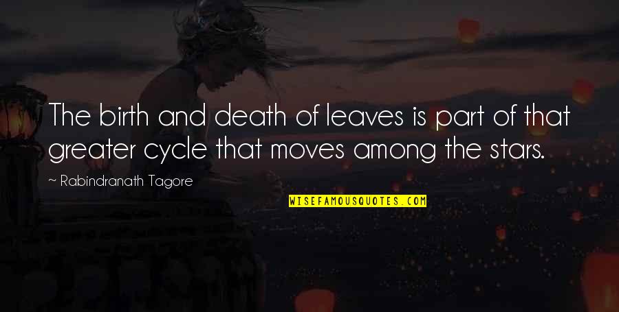 Borghus 3 32 Quotes By Rabindranath Tagore: The birth and death of leaves is part