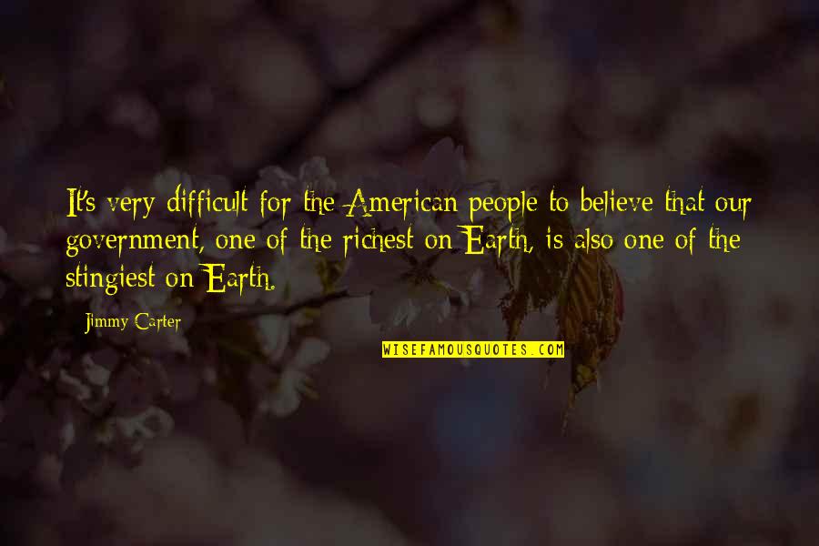 Budh Purnima Quotes By Jimmy Carter: It's very difficult for the American people to
