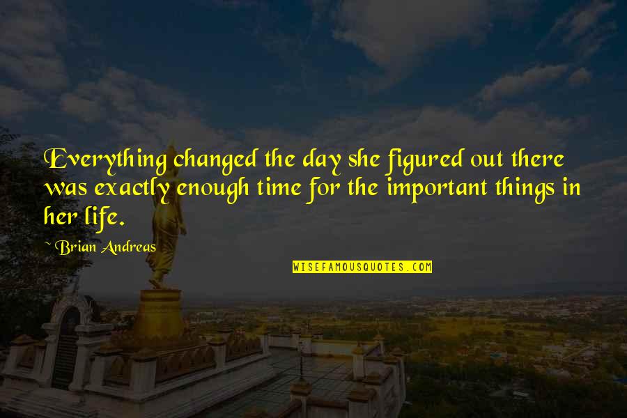 Caitlin Kiernan Quotes By Brian Andreas: Everything changed the day she figured out there