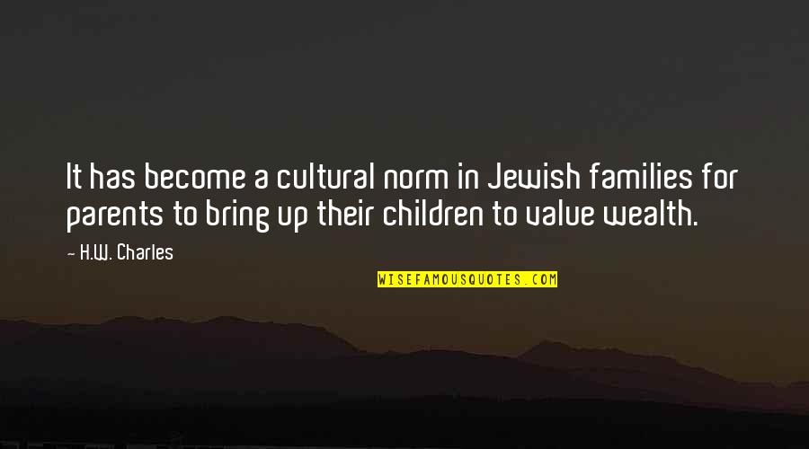 Caldo De Res Quotes By H.W. Charles: It has become a cultural norm in Jewish