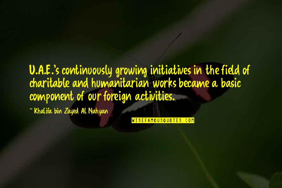 Captain Marvel Funny Quotes By Khalifa Bin Zayed Al Nahyan: U.A.E.'s continuously growing initiatives in the field of