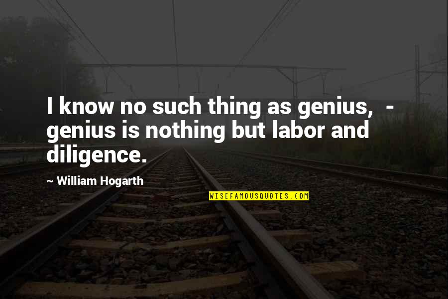 Carrari Ranch Quotes By William Hogarth: I know no such thing as genius, -