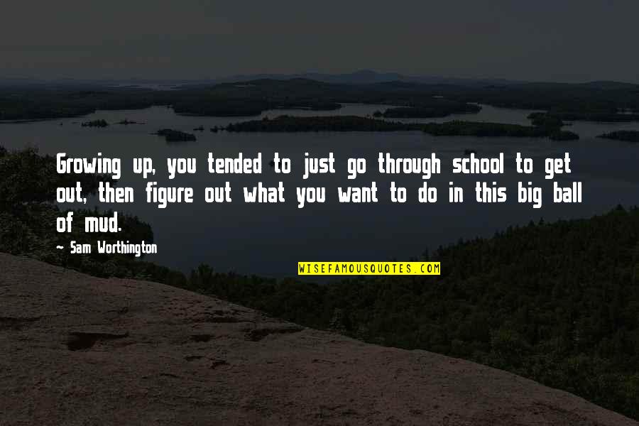 Casalone Ridge Quotes By Sam Worthington: Growing up, you tended to just go through