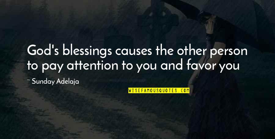 Cattivi Disney Quotes By Sunday Adelaja: God's blessings causes the other person to pay