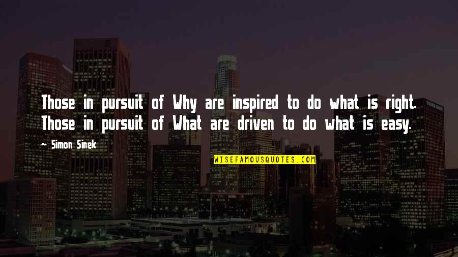 Celebracion Quotes By Simon Sinek: Those in pursuit of Why are inspired to