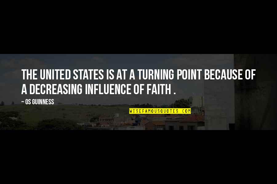 Checkmark Logo Quotes By Os Guinness: The United States is at a turning point