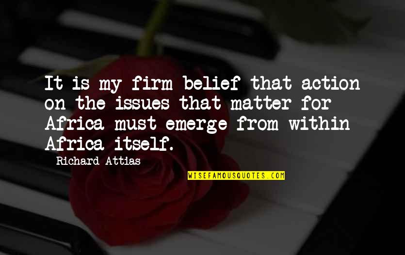 Christmas Time To Reflect Quotes By Richard Attias: It is my firm belief that action on