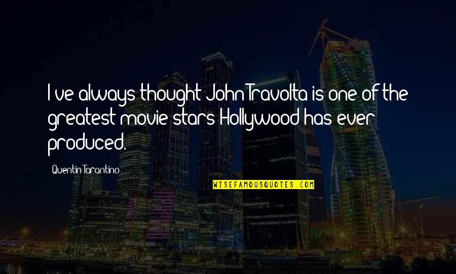 Cioffi Construction Quotes By Quentin Tarantino: I've always thought John Travolta is one of