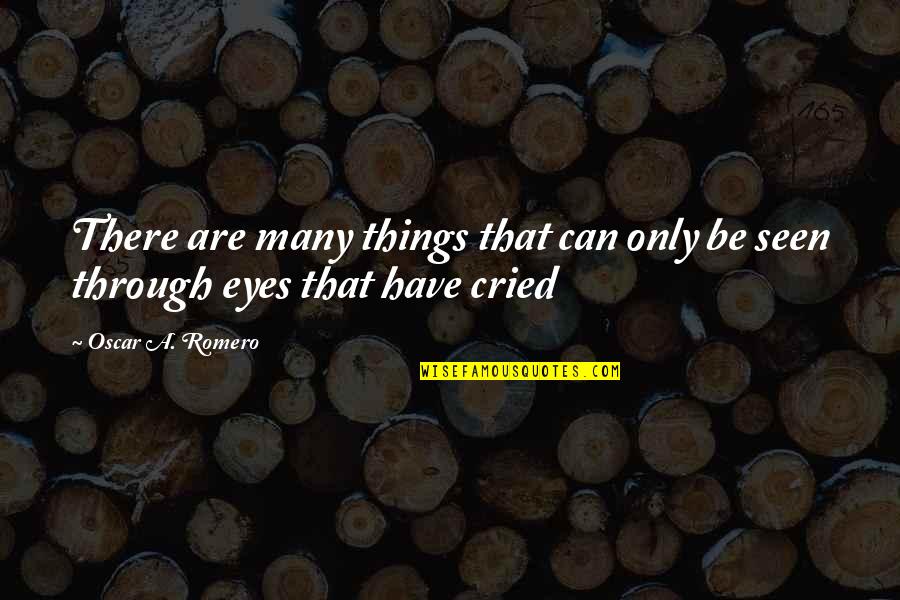 Convierten Medios Quotes By Oscar A. Romero: There are many things that can only be