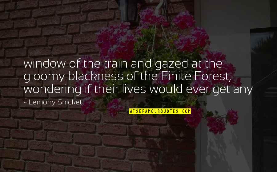 Copying Your Life Quotes By Lemony Snicket: window of the train and gazed at the